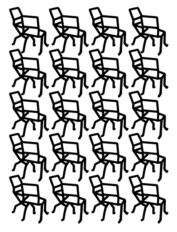 Chairs- print