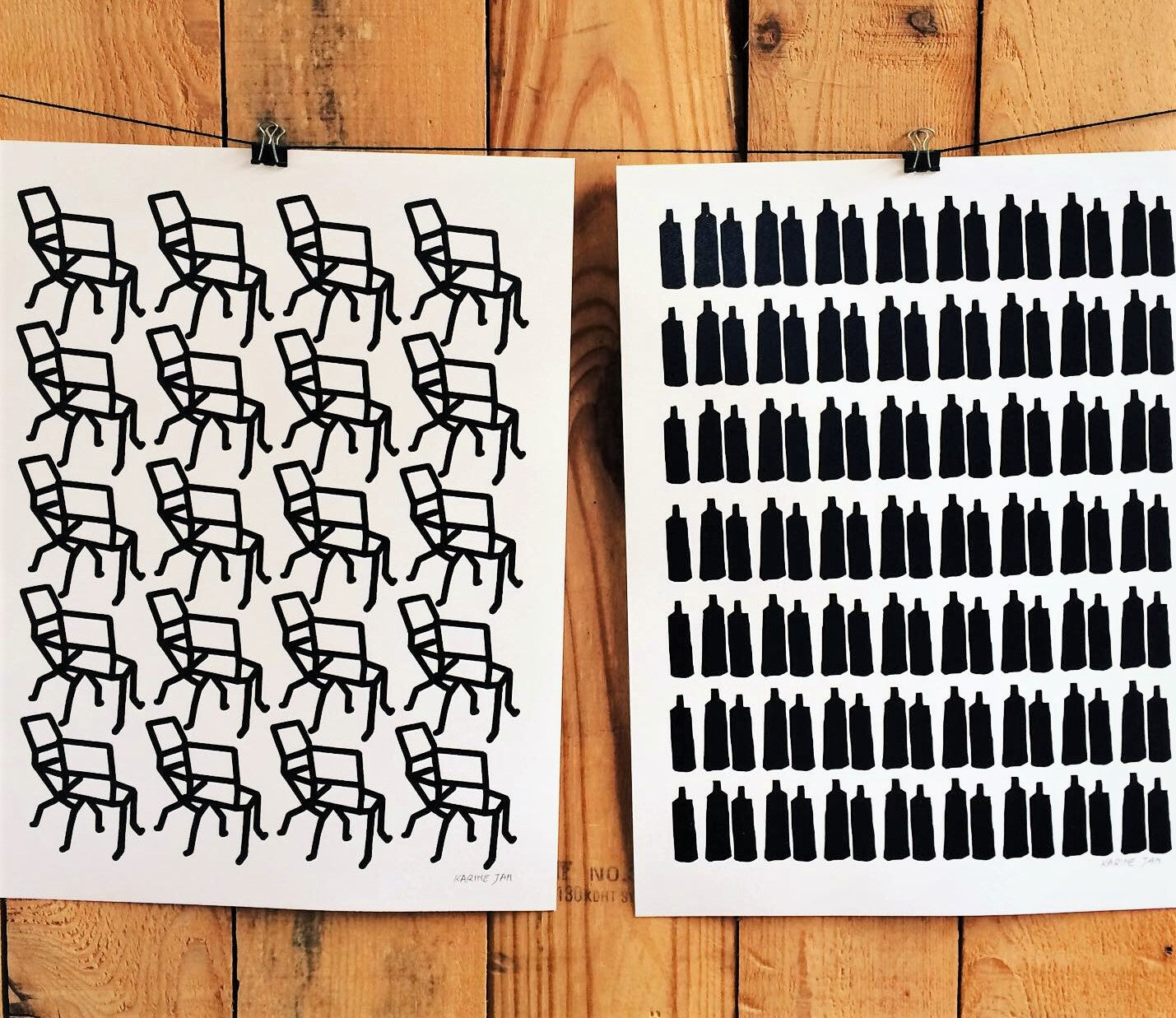 Chairs- print
