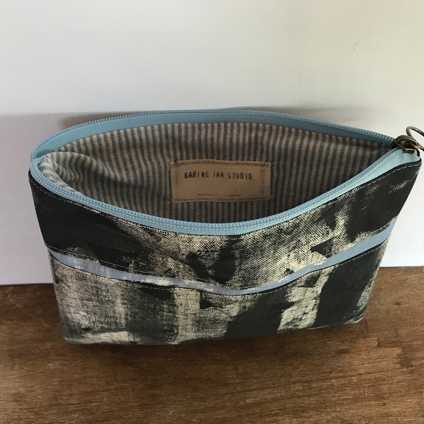 Hand crafted vegan clutch