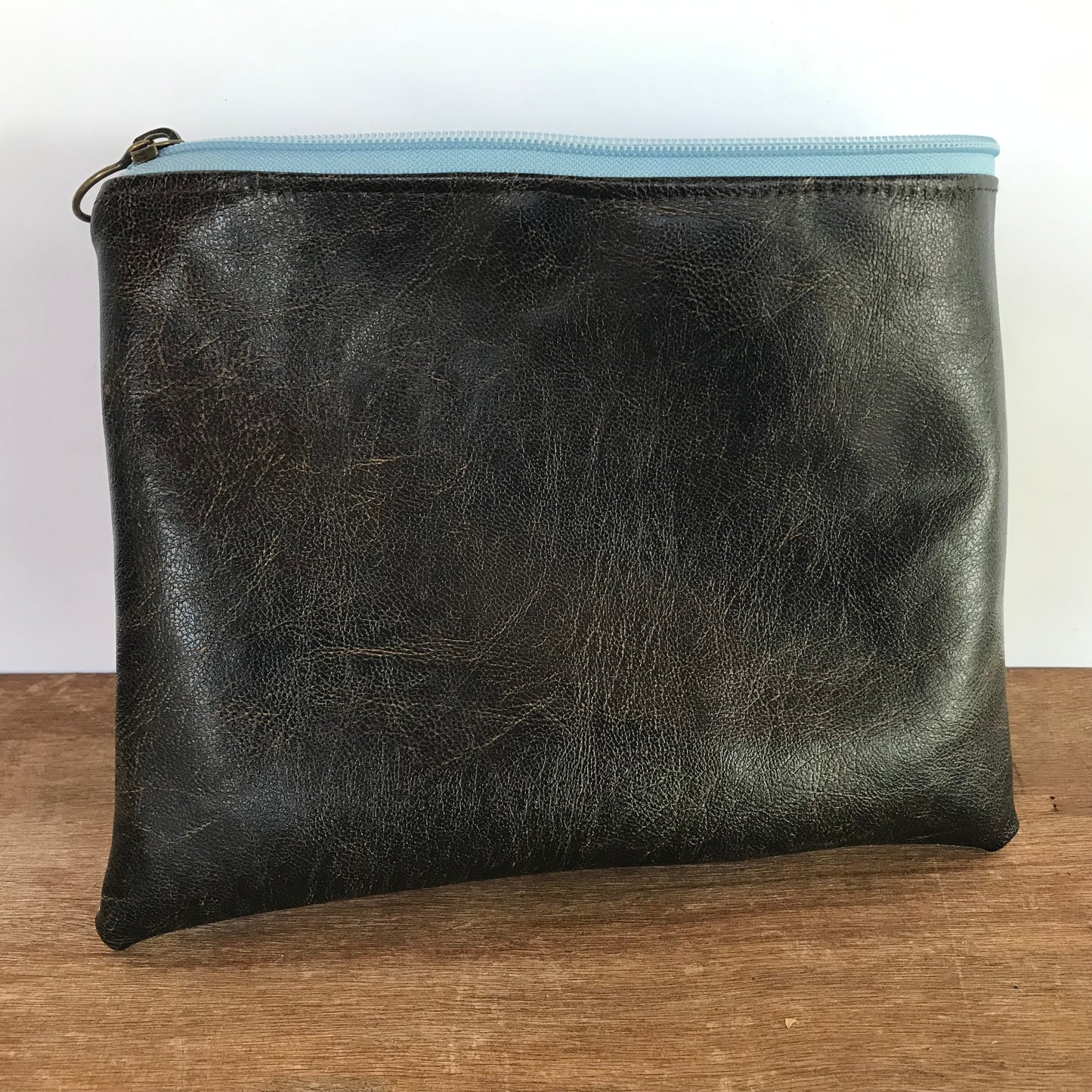 Hand crafted vegan clutch