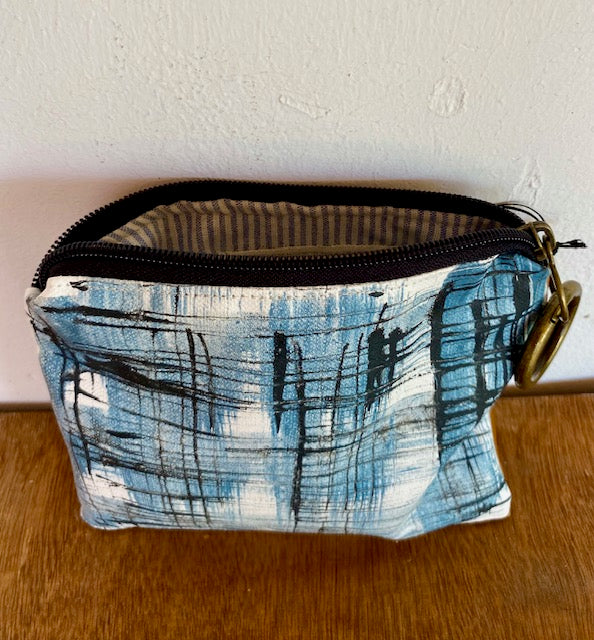 Hand crafted vegan clutch