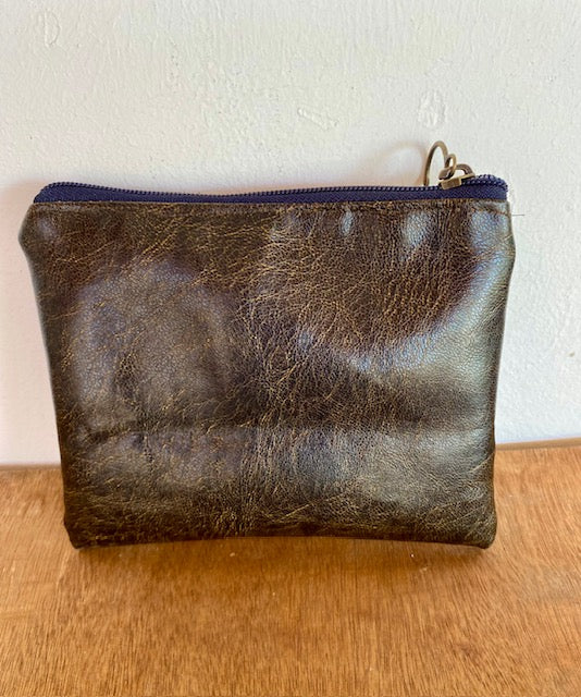 Hand crafted vegan clutch