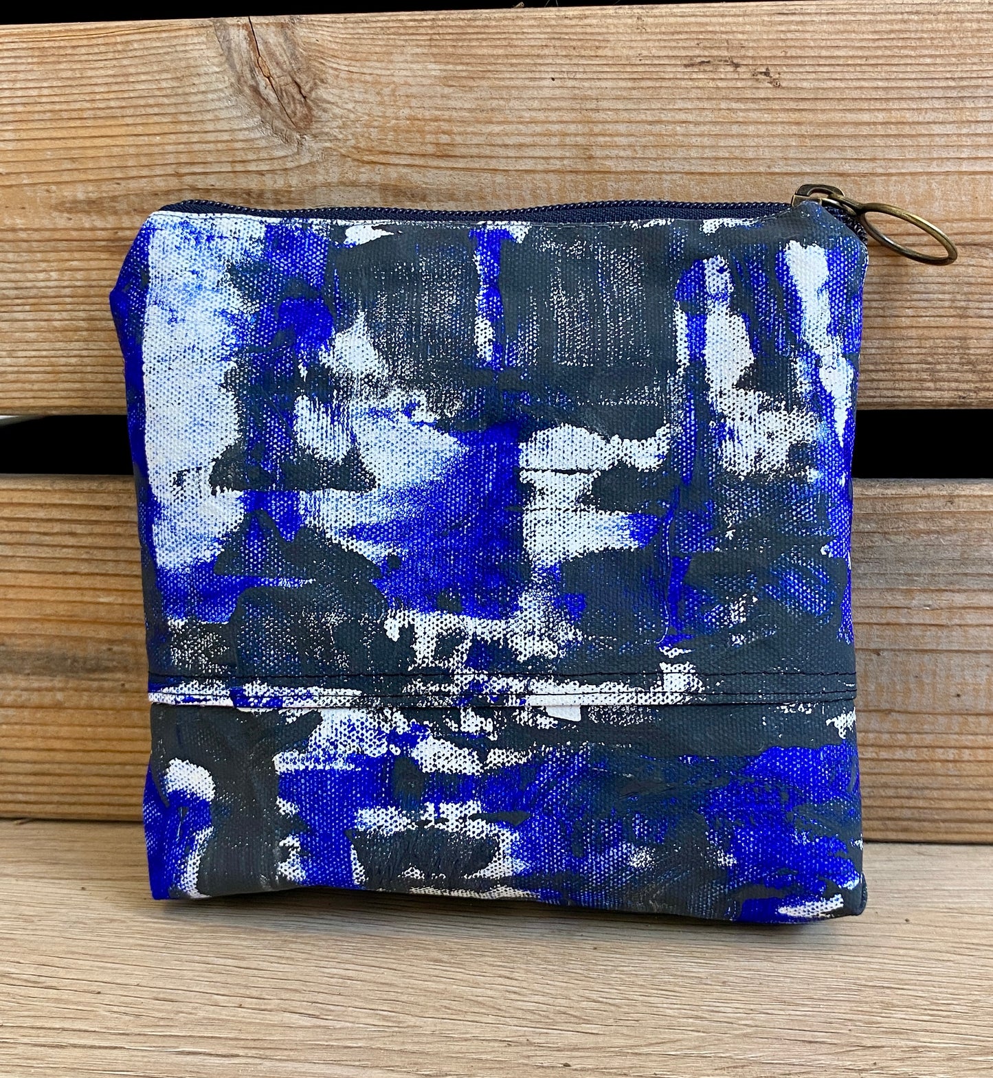 Hand crafted vegan clutch