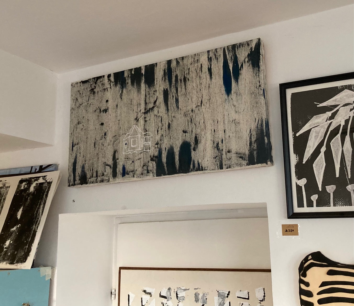 House in the woods-abstract