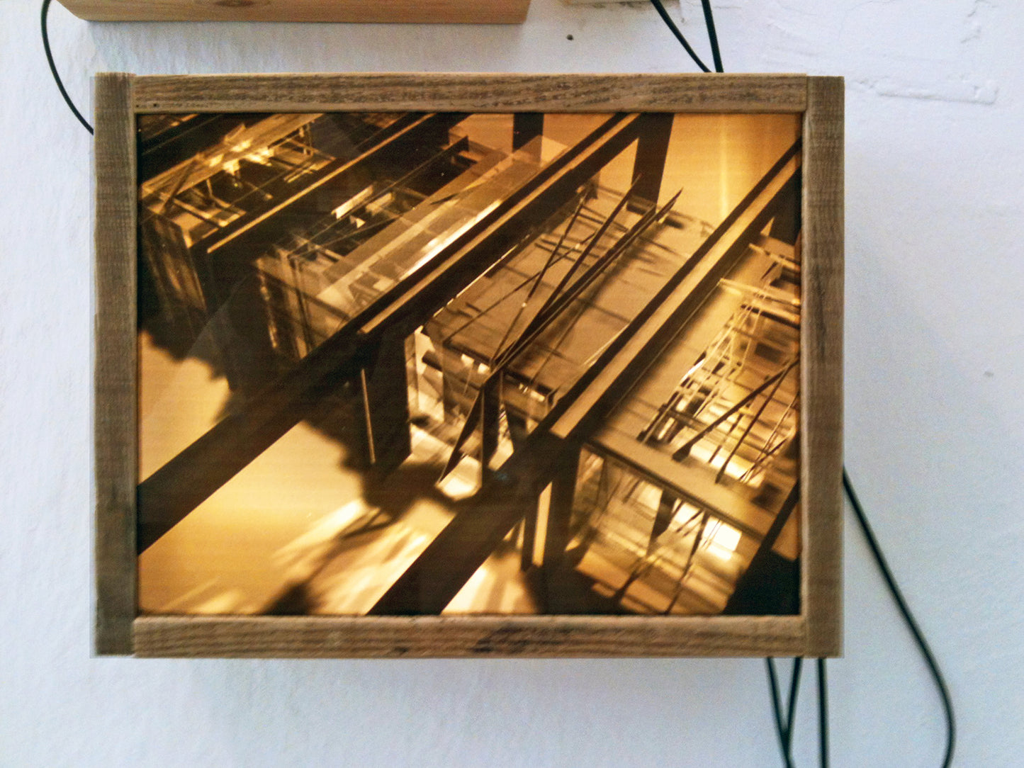 Industrial steel - light box