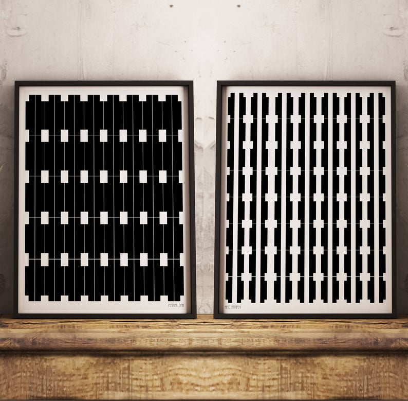 Graphic shadows series- building shadows