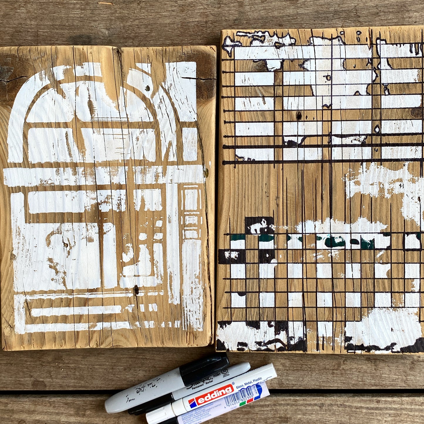 White gate