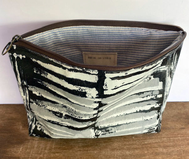 Hand crafted vegan clutch