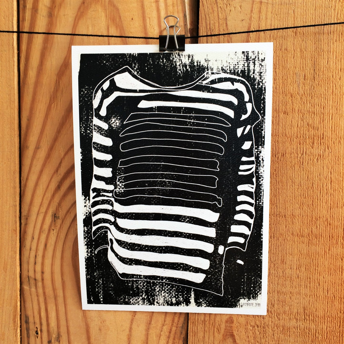 Stripe Shirt - black