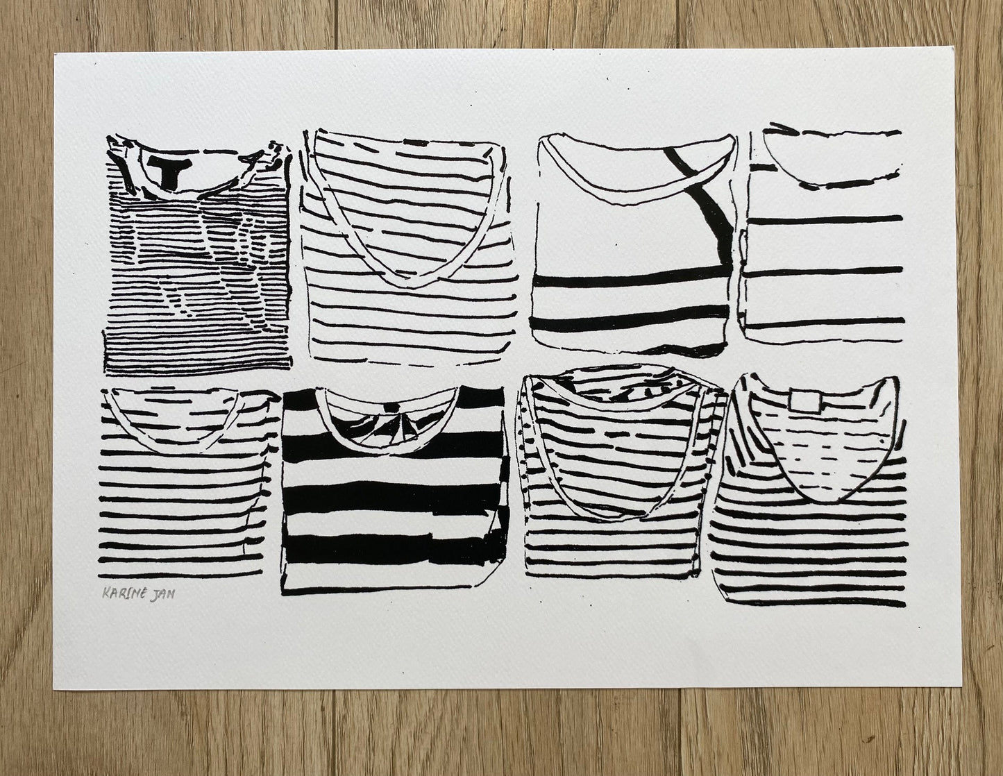 folded shirts