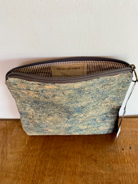 Hand crafted vegan clutch