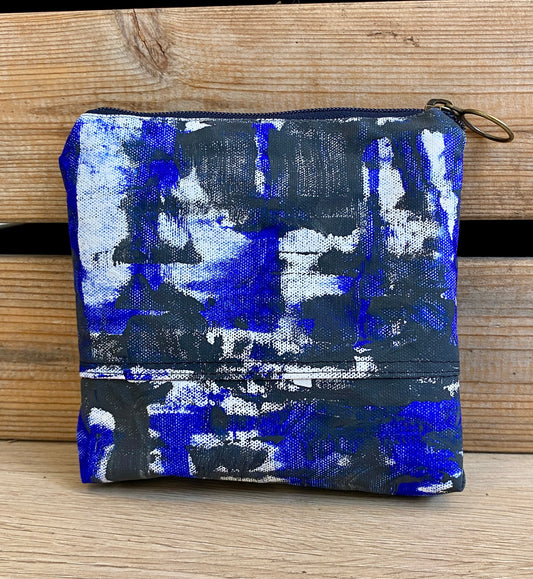Hand crafted vegan clutch