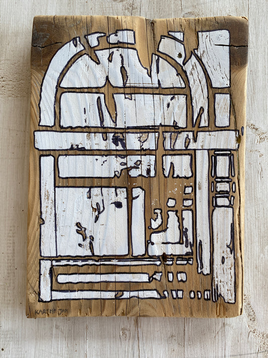 White gate