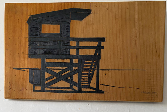 Lifeguard Tower black