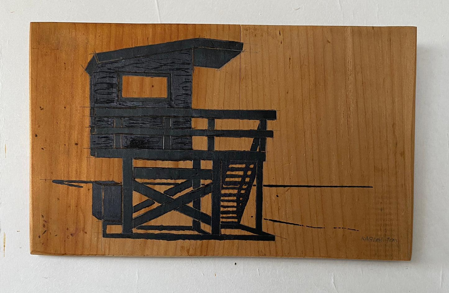 Lifeguard Tower black