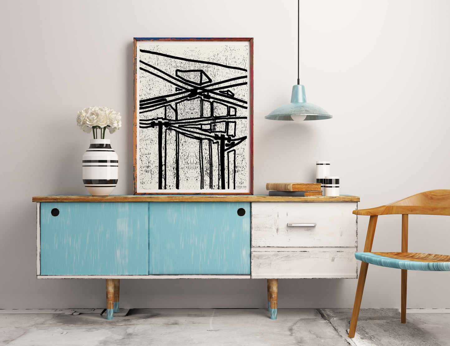 Electric cords- urban view