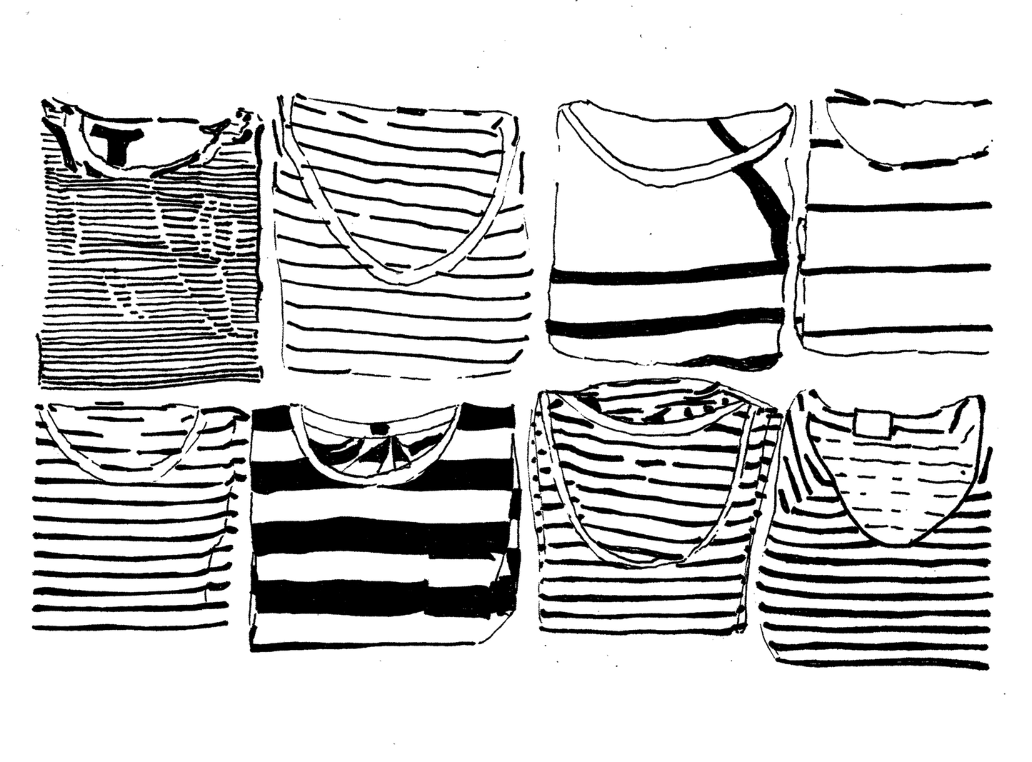 folded shirts